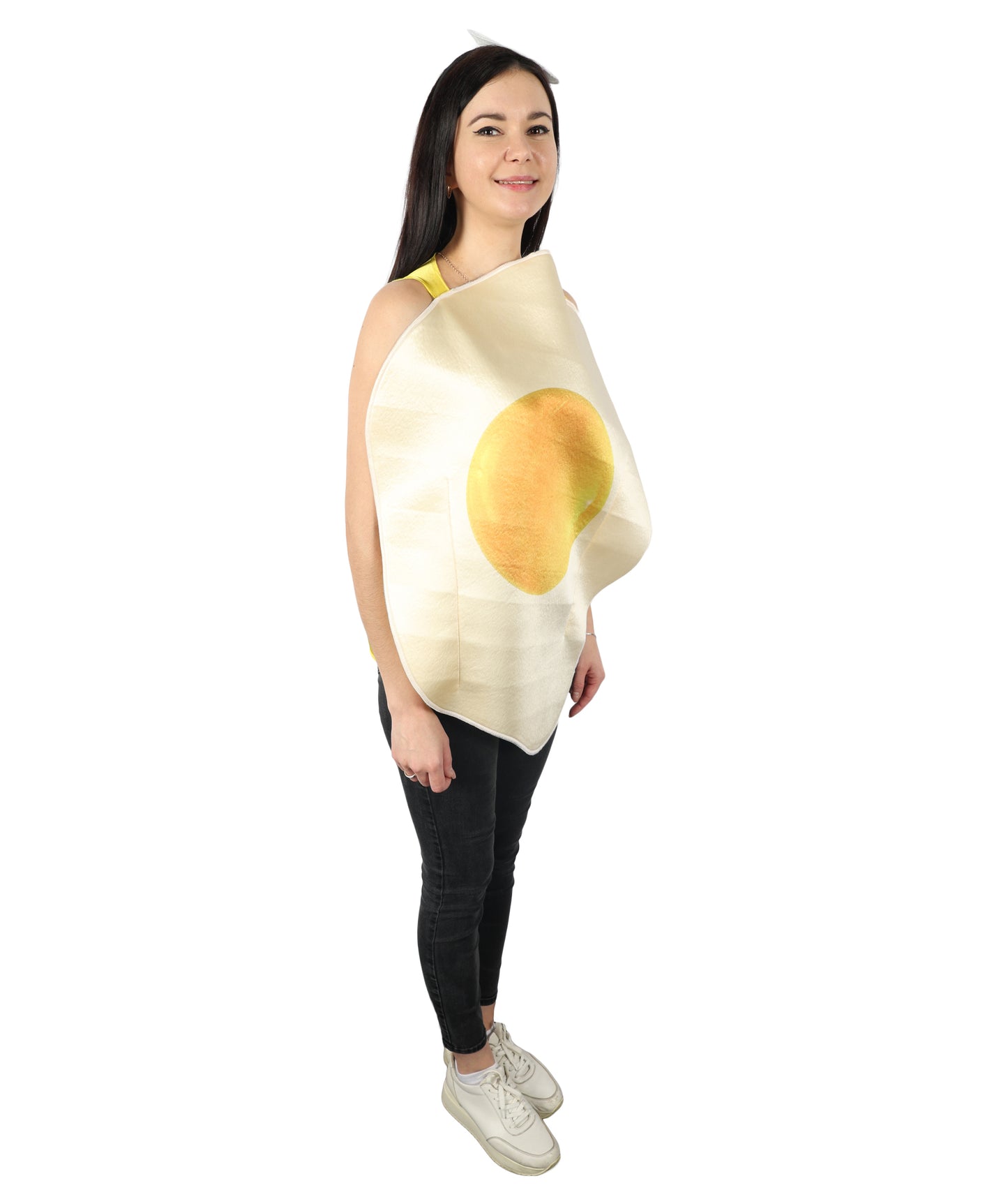 HPO Unisex Food Friend Egg and Bacon Breakfast Costume | Suitable for Halloween | Flame-retardant Synthetic Fabric