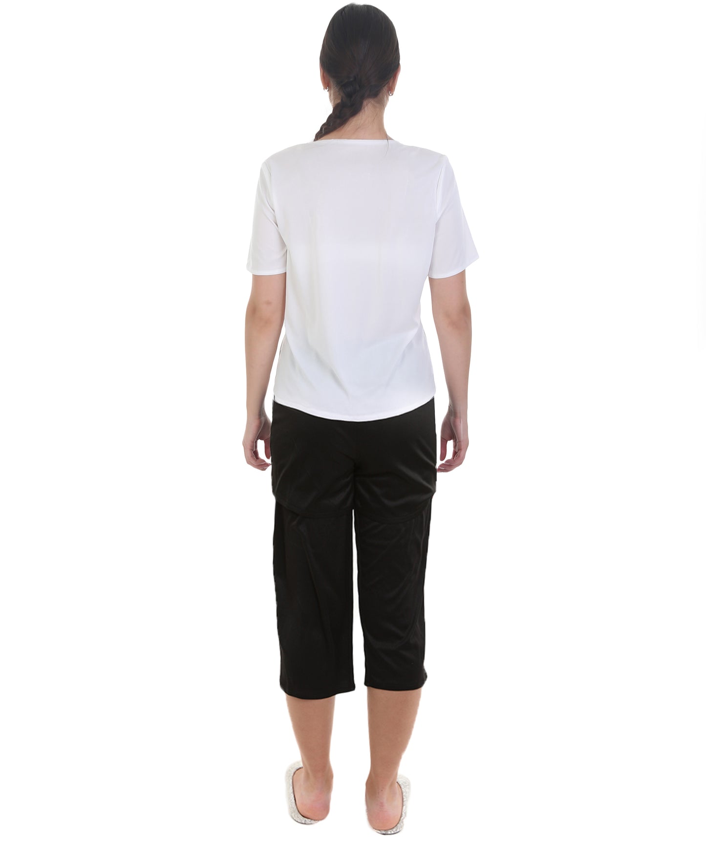 Women's Black & White Gaming Fancy Costume.