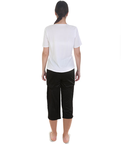 Women's Black & White Gaming Fancy Costume.