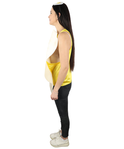 HPO Unisex Food Friend Egg and Bacon Breakfast Costume | Suitable for Halloween | Flame-retardant Synthetic Fabric