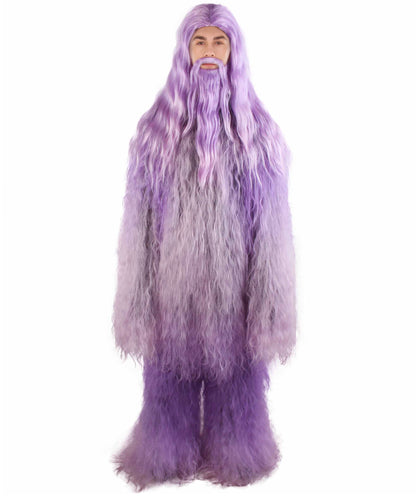 Unisex Bigfoot Horror Wig with Mustache and Beard Bundle | Multiple Color Options