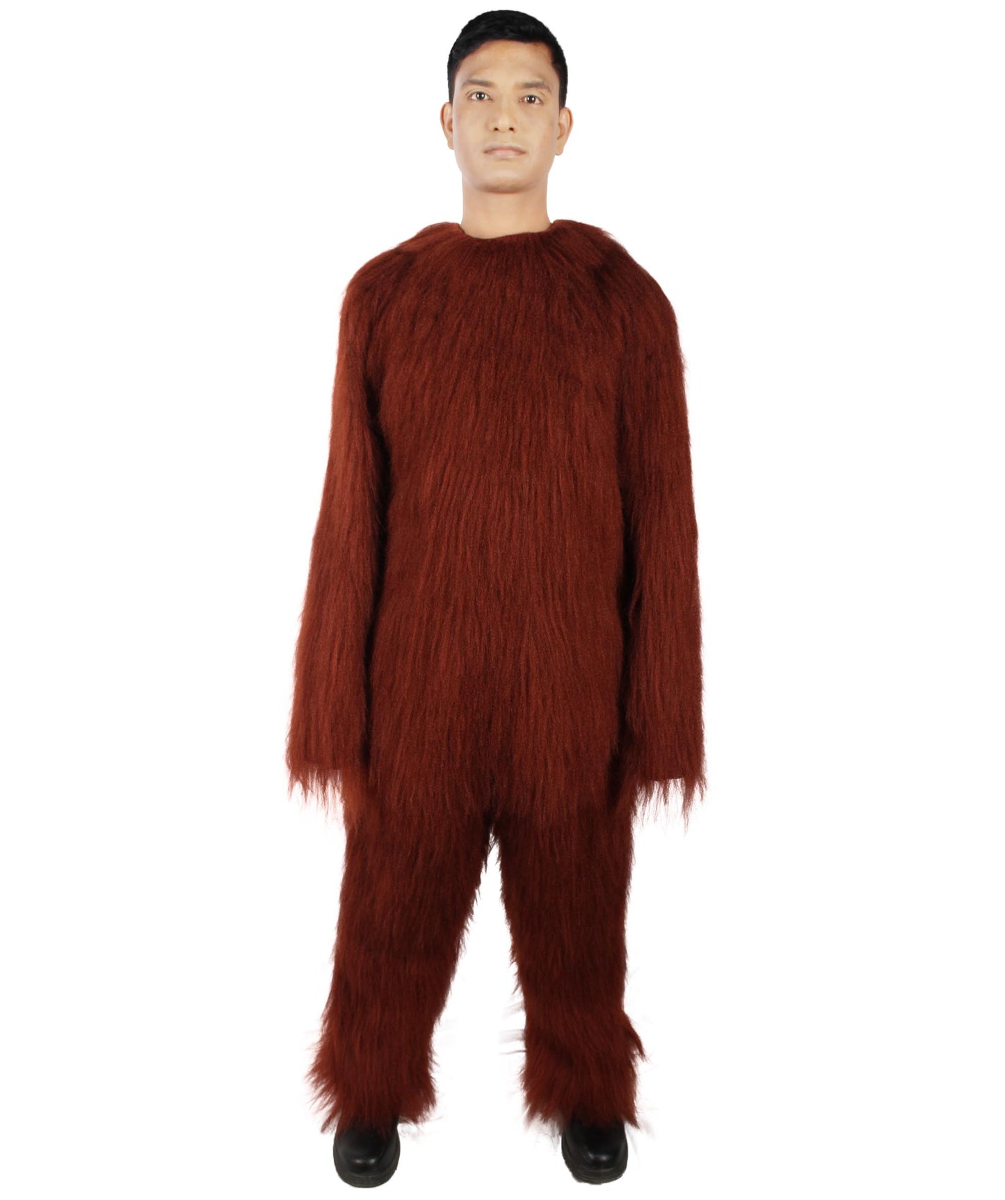 HPO Hairy Unisex Ape Mask and Bodysuit Costume Bundle | Multiple Color Options