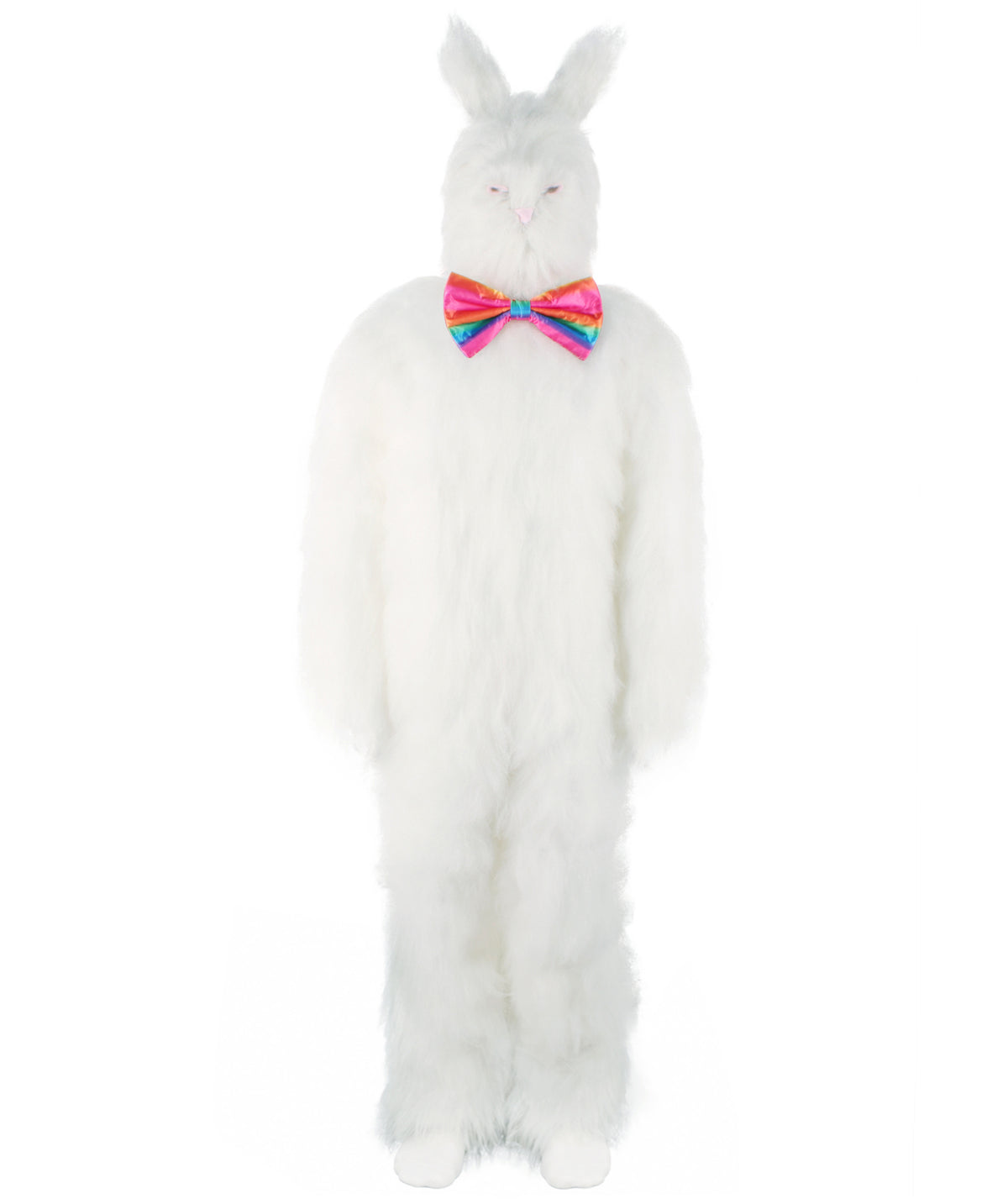 HPO Unisex Easter Bunny Furry Costume I Best for Halloween I Flame-retardant Synthetic Fiber