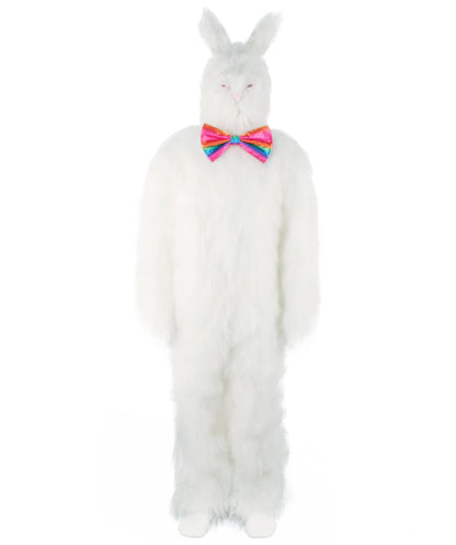 HPO Unisex Easter Bunny Furry Costume I Best for Halloween I Flame-retardant Synthetic Fiber