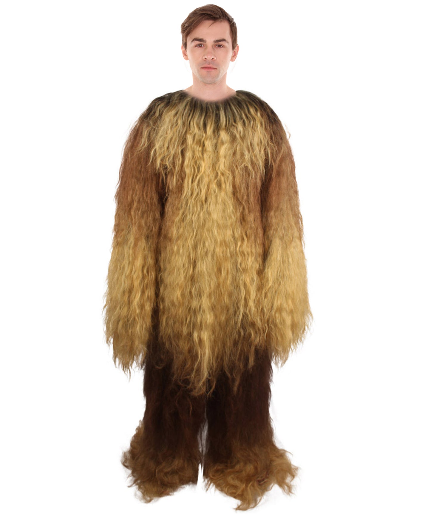 HPO Men's Long Hairy Warrior Ape Military Leader Resistance Fighter Costume | Fancy Costume Collections