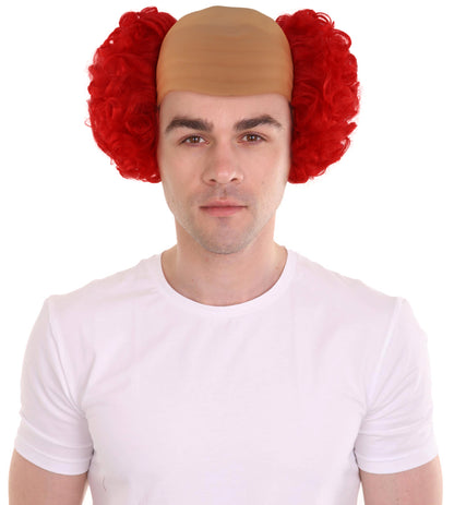 Clown Red Scary Wig | Horror TV/Movies Wigs| Flame-Retardant Synthetic Fiber