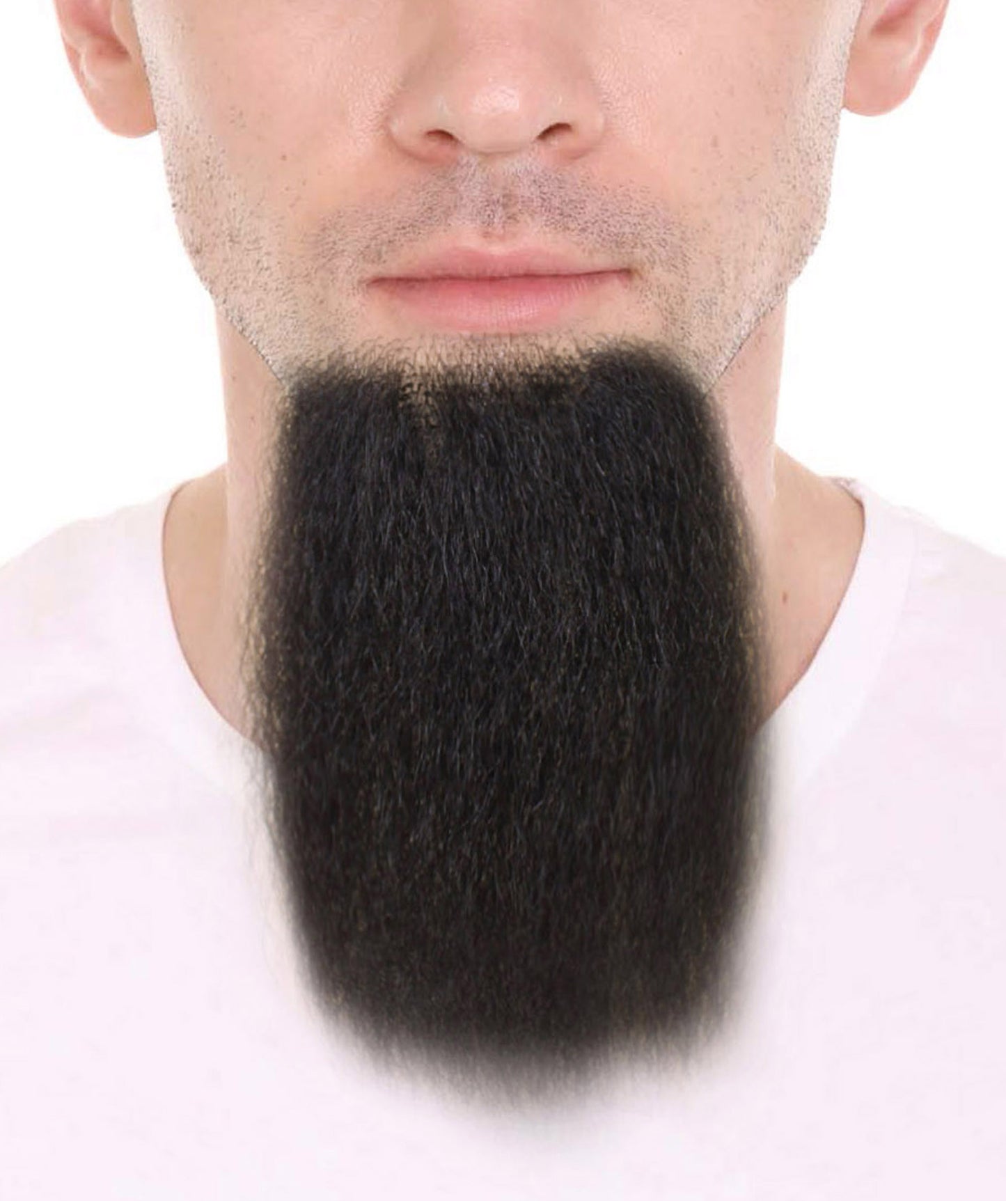 HPO Adult Men's Human Hair Beard Facial Hair I Perfect for Halloween and Cosplay