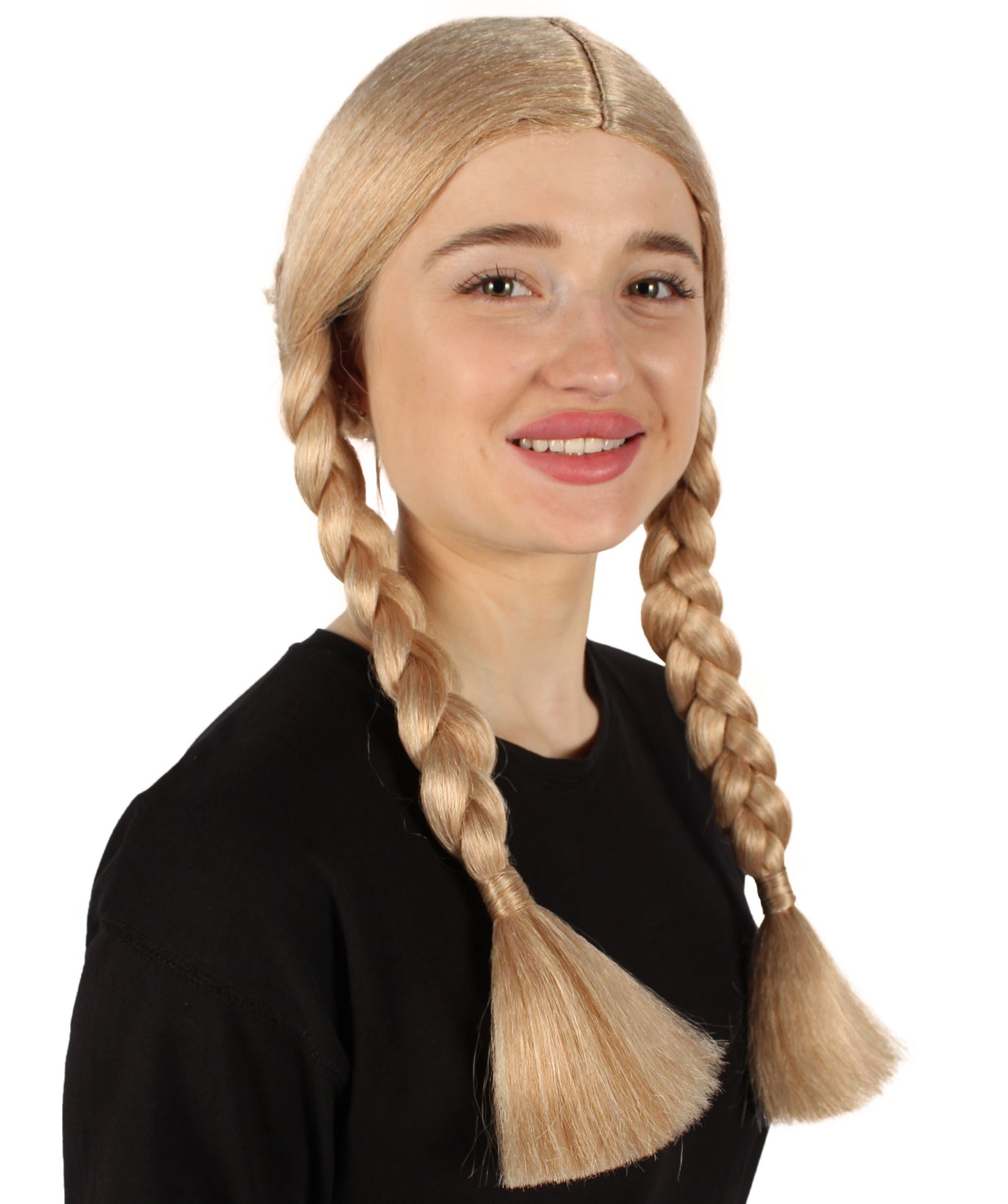 HPO Women's  Braided Gothic Wig | Multiple Color Collections TV Movie Wigs | Premium Breathable Capless Cap