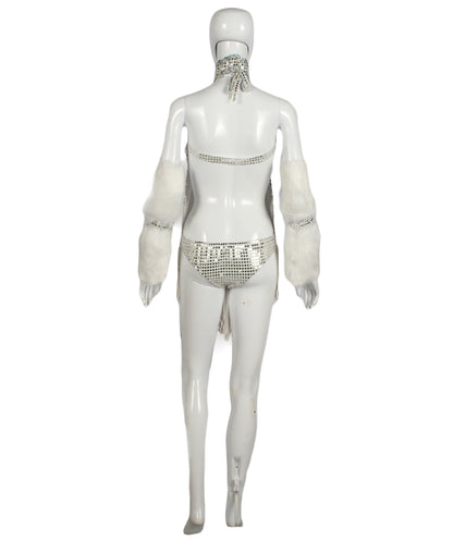 HPO Silver Bunny Sequin and Pearl Costume