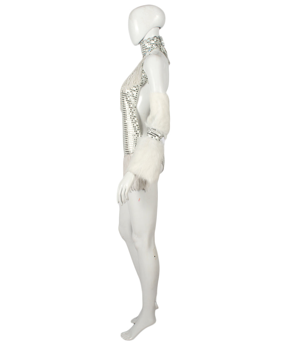 HPO Silver Bunny Sequin and Pearl Costume