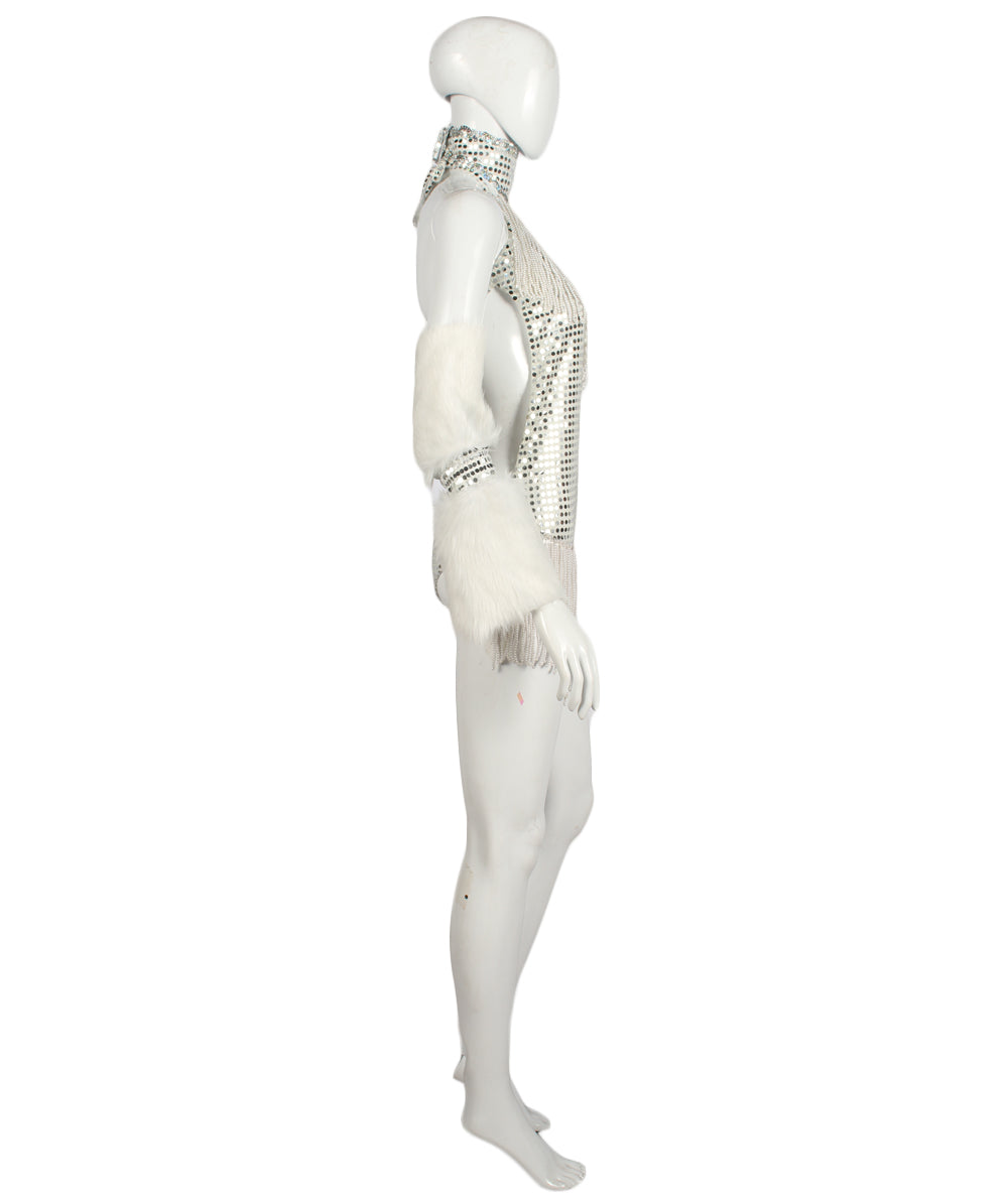 HPO Silver Bunny Sequin and Pearl Costume