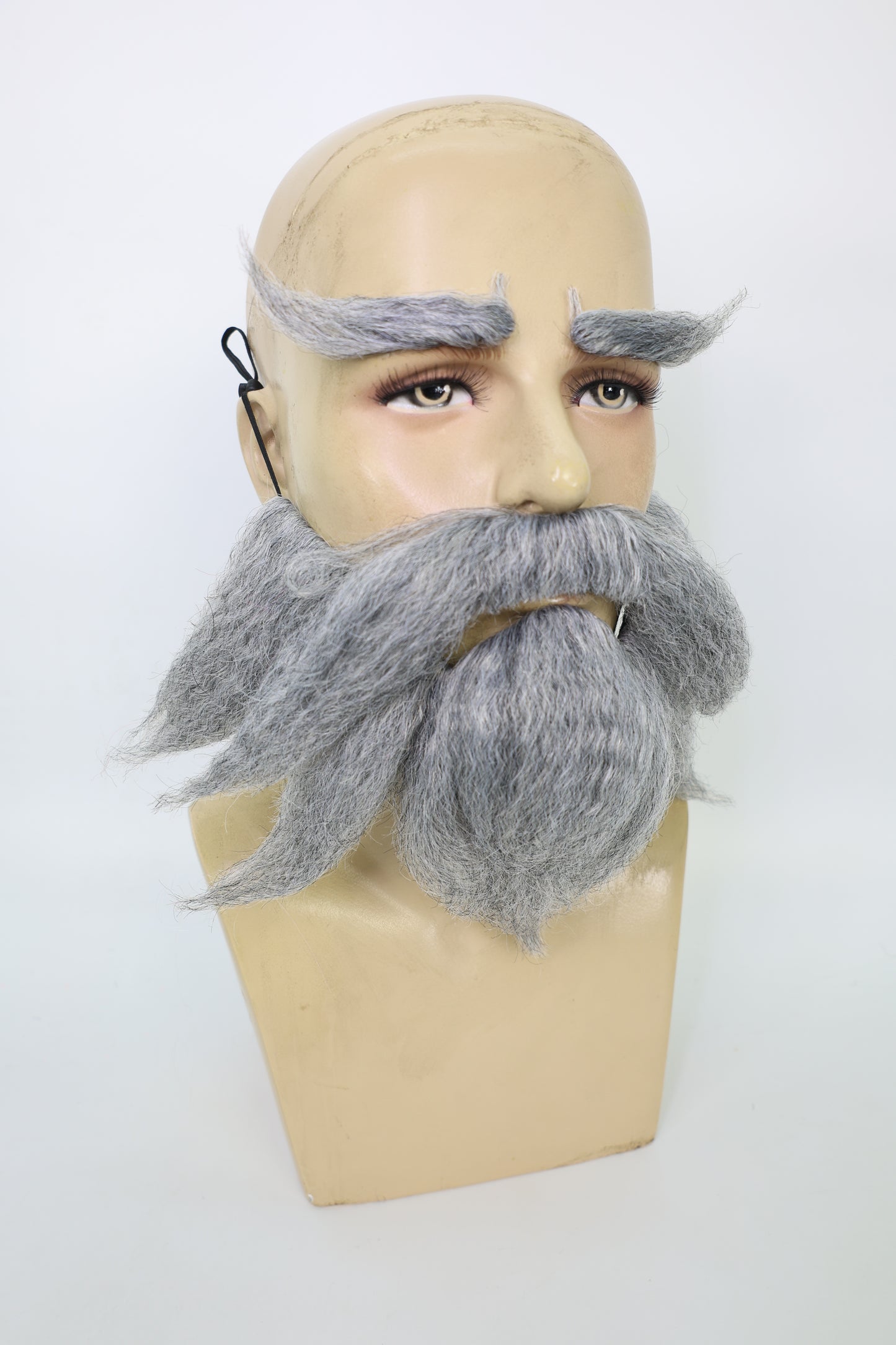 HPO Men's Cowboy Cartoon Purple Mustache and Beard,Perfect for Halloween, Flame-retardant Synthetic Fiber