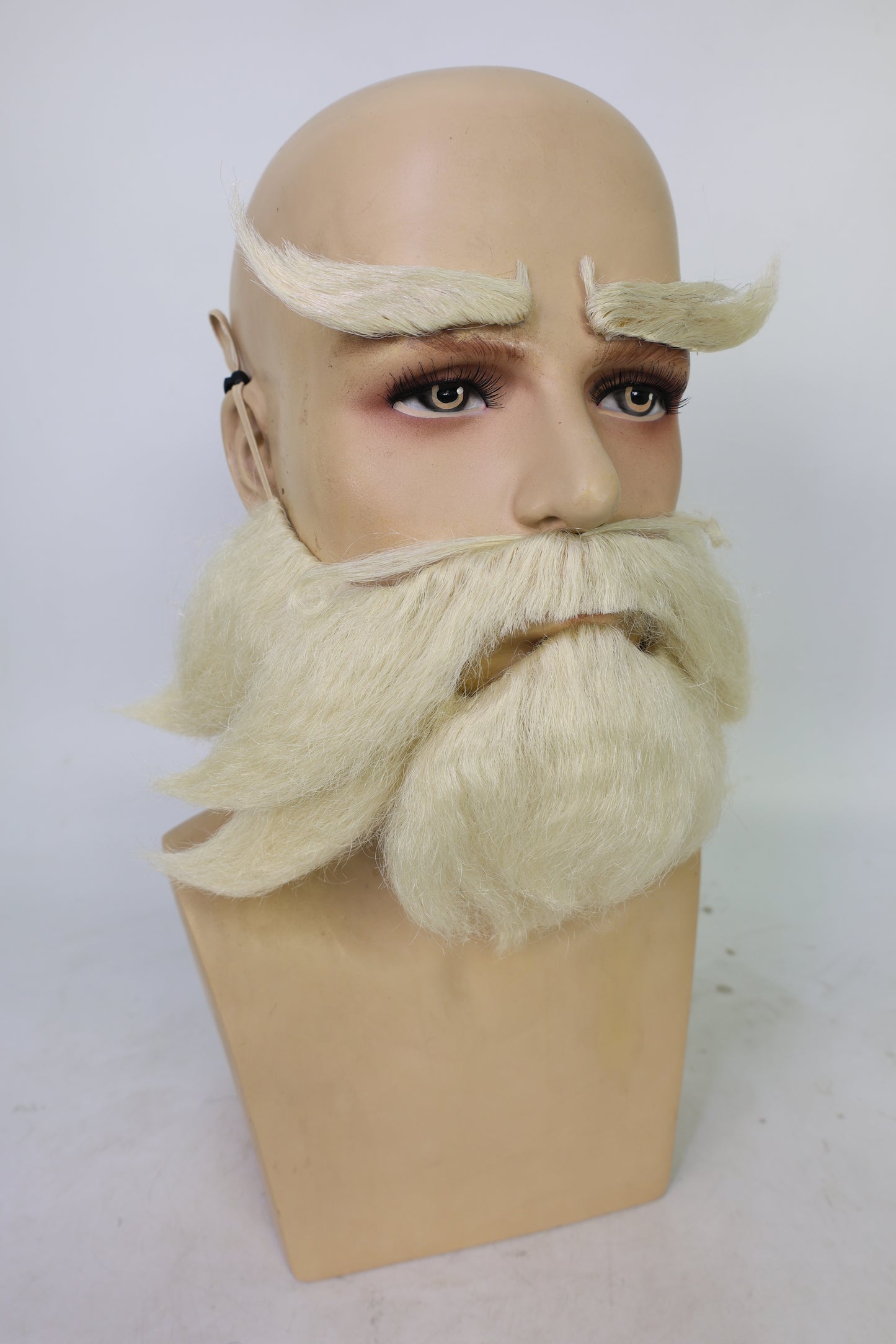 HPO Men's Cowboy Cartoon Purple Mustache and Beard,Perfect for Halloween, Flame-retardant Synthetic Fiber