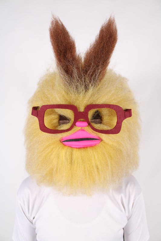Unisex Yellow Furby Doll Mask