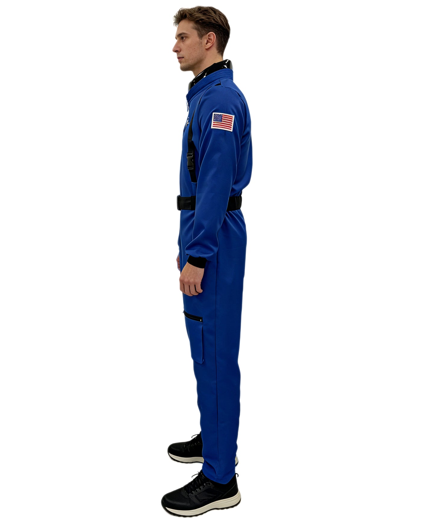 Men’s Blue Astronaut Blue Costume – Space Explorer Fancy Dress Outfit | Ideal for Halloween , Cosplay& Parties