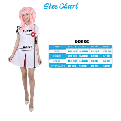 HPO Women's Say Ahhh! Sexy Nurse Role Play Costume | White Fancy Halloween Costume