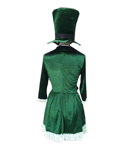 Women's Luscious Leprechaun Costume | Green Halloween Costume |  Flame Retardant Synthetic Fabric