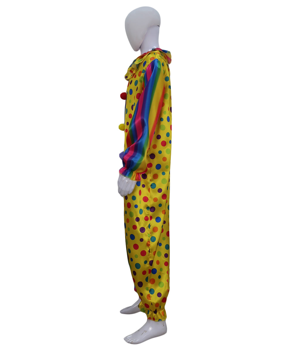 Men's Spots the Clown Jumpsuit Funny Costume | Multi Halloween Costume