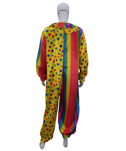 Men's Spots the Clown Jumpsuit Funny Costume | Multi Halloween Costume