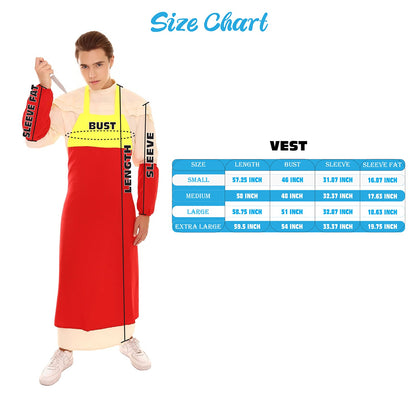 Men's Lab Technician TV/Movie Costume | Multi Fancy Costume
