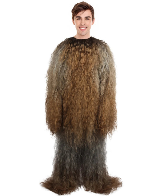 HPO Men's Long Hairy Warrior Ape Military Leader Resistance Fighter Costume | Fancy Costume Collections