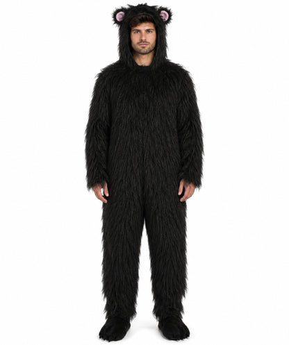 HPO Koala Bear Costume with Hood and Tail - Long Synthetic Fibers