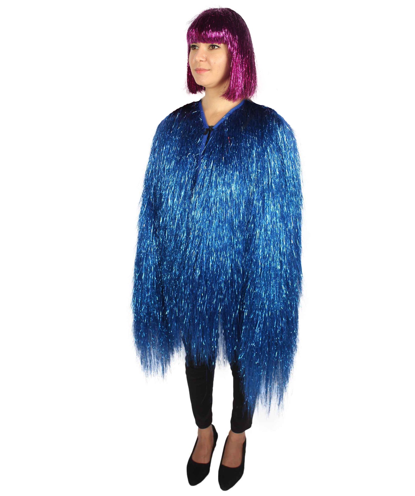 HPO Women's Party Tinsel Costume Set | Multiple Color Options | Suitable for Halloween |  Tinsel Material