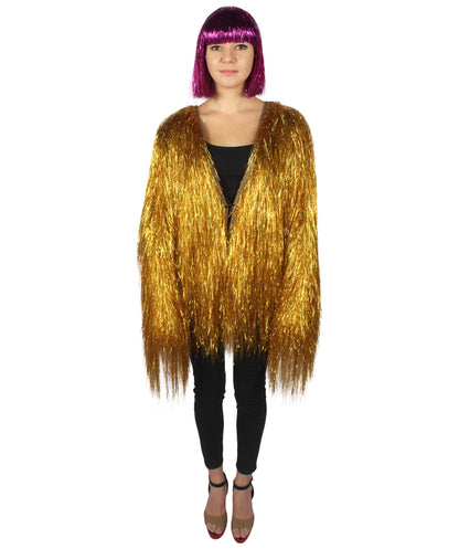 HPO Women's Party Tinsel Costume Set | Multiple Color Options | Suitable for Halloween |  Tinsel Material