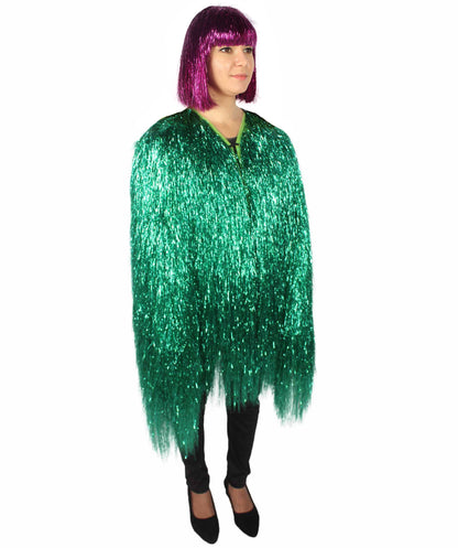 HPO Women's Party Tinsel Costume Set | Multiple Color Options | Suitable for Halloween |  Tinsel Material