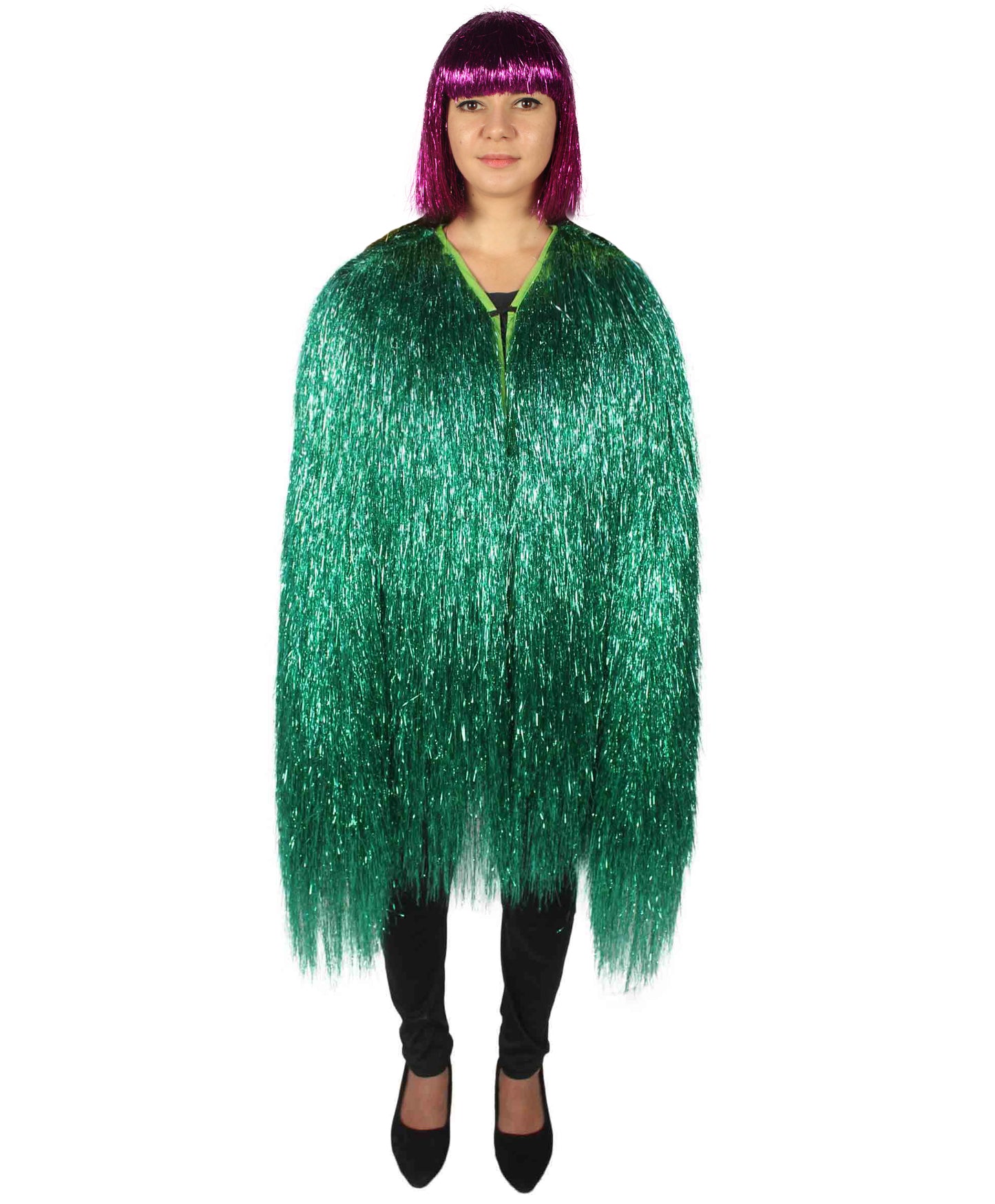 HPO Women's Party Tinsel Costume Set | Multiple Color Options | Suitable for Halloween |  Tinsel Material