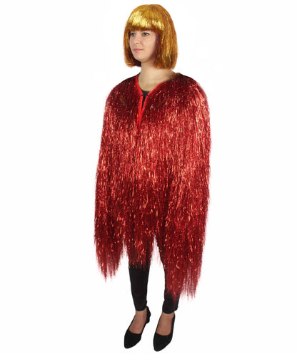 HPO Women's Party Tinsel Costume Set | Multiple Color Options | Suitable for Halloween |  Tinsel Material