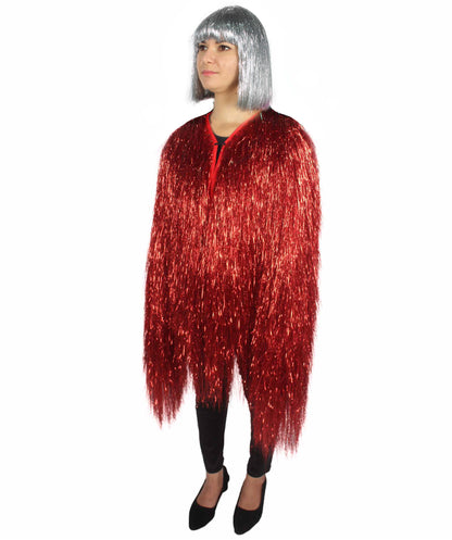 HPO Women's Party Tinsel Costume Set | Multiple Color Options | Suitable for Halloween |  Tinsel Material