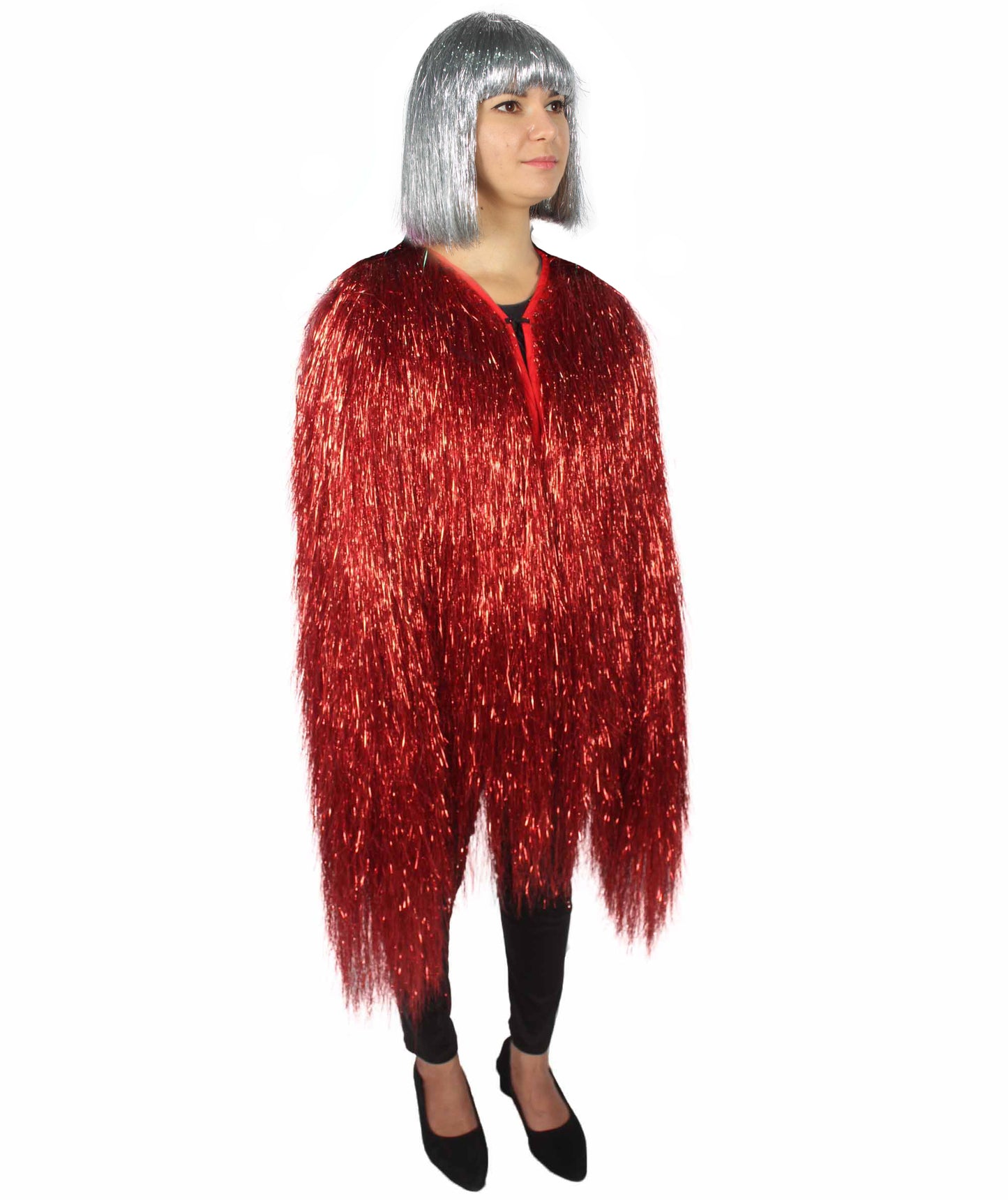 HPO Women's Party Tinsel Costume Set | Multiple Color Options | Suitable for Halloween |  Tinsel Material