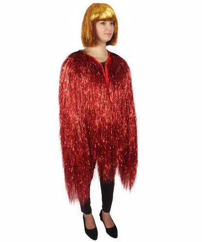 HPO Women's Party Tinsel Costume Set | Multiple Color Options | Suitable for Halloween |  Tinsel Material