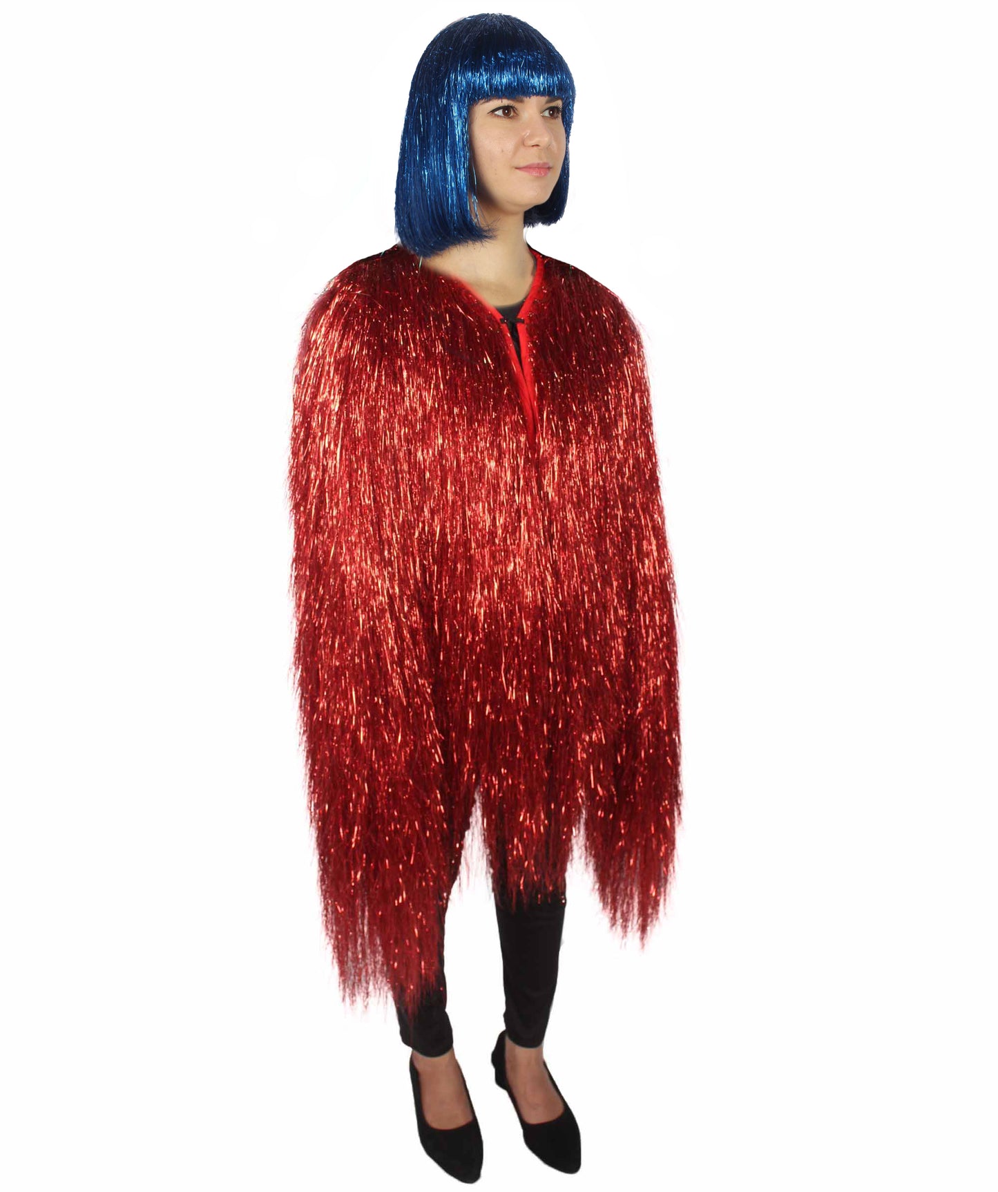 HPO Women's Party Tinsel Costume Set | Multiple Color Options | Suitable for Halloween |  Tinsel Material