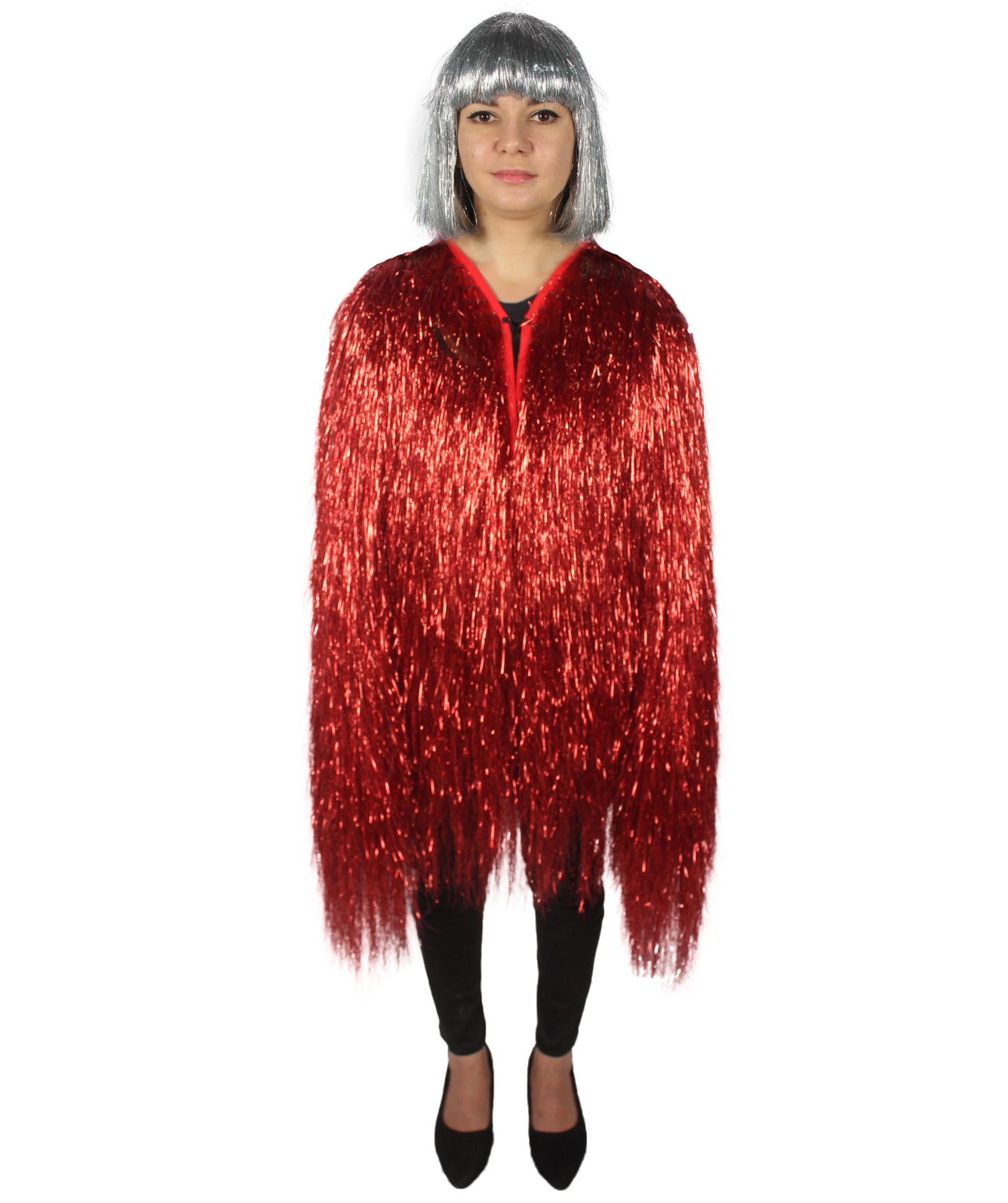 HPO Women's Party Tinsel Costume Set | Multiple Color Options | Suitable for Halloween |  Tinsel Material