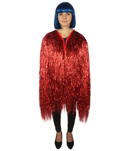 HPO Women's Party Tinsel Costume Set | Multiple Color Options | Suitable for Halloween |  Tinsel Material