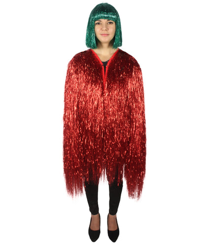 HPO Women's Party Tinsel Costume Set | Multiple Color Options | Suitable for Halloween |  Tinsel Material