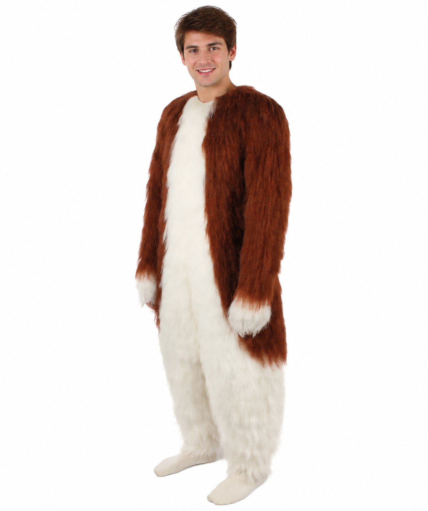 Adult Unisex Furry Alien Costume,Bundle and Mask I Best for Halloween I Flame-retardant Synthetic Fiber