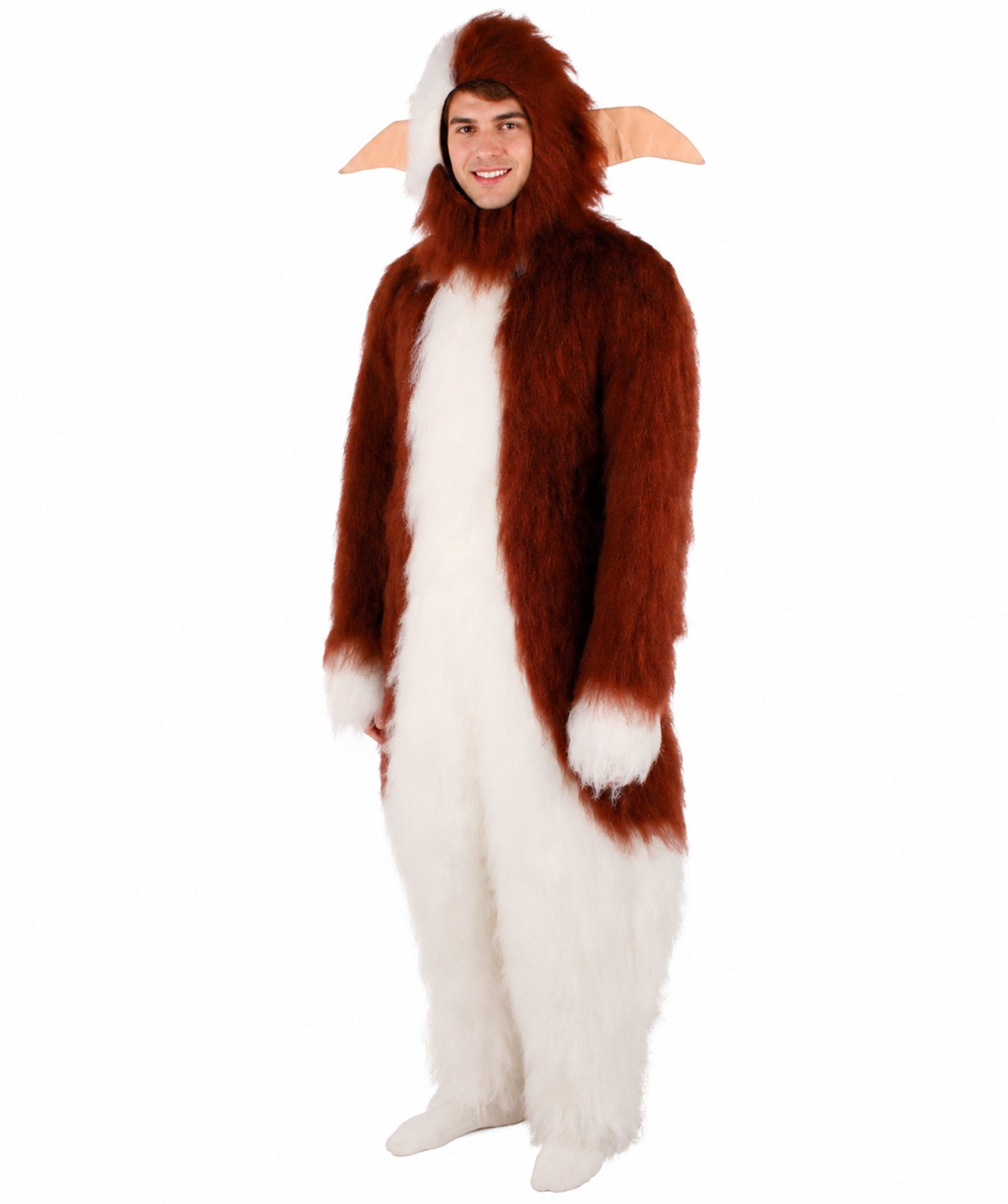 Adult Unisex Furry Alien Costume,Bundle and Mask I Best for Halloween I Flame-retardant Synthetic Fiber