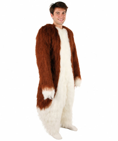 Adult Unisex Furry Alien Costume,Bundle and Mask I Best for Halloween I Flame-retardant Synthetic Fiber