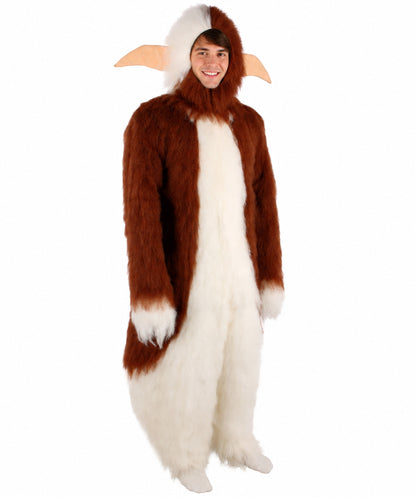 Adult Unisex Furry Alien Costume,Bundle and Mask I Best for Halloween I Flame-retardant Synthetic Fiber