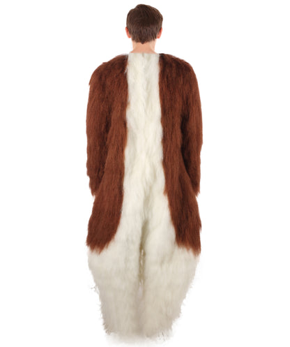 Adult Unisex Furry Alien Costume,Bundle and Mask I Best for Halloween I Flame-retardant Synthetic Fiber