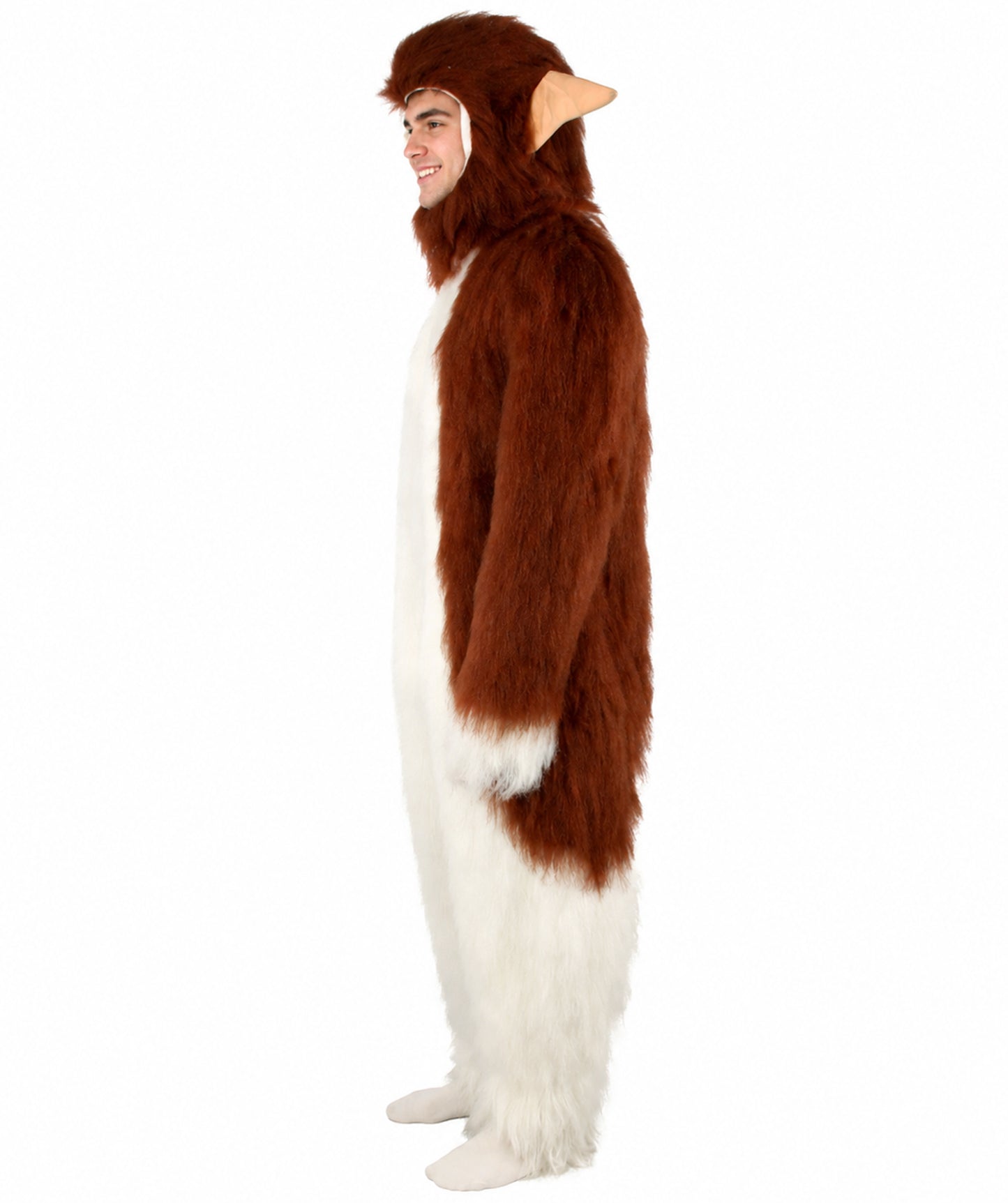 Adult Unisex Furry Alien Costume,Bundle and Mask I Best for Halloween I Flame-retardant Synthetic Fiber
