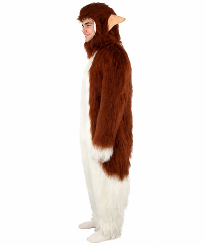 Adult Unisex Furry Alien Costume,Bundle and Mask I Best for Halloween I Flame-retardant Synthetic Fiber