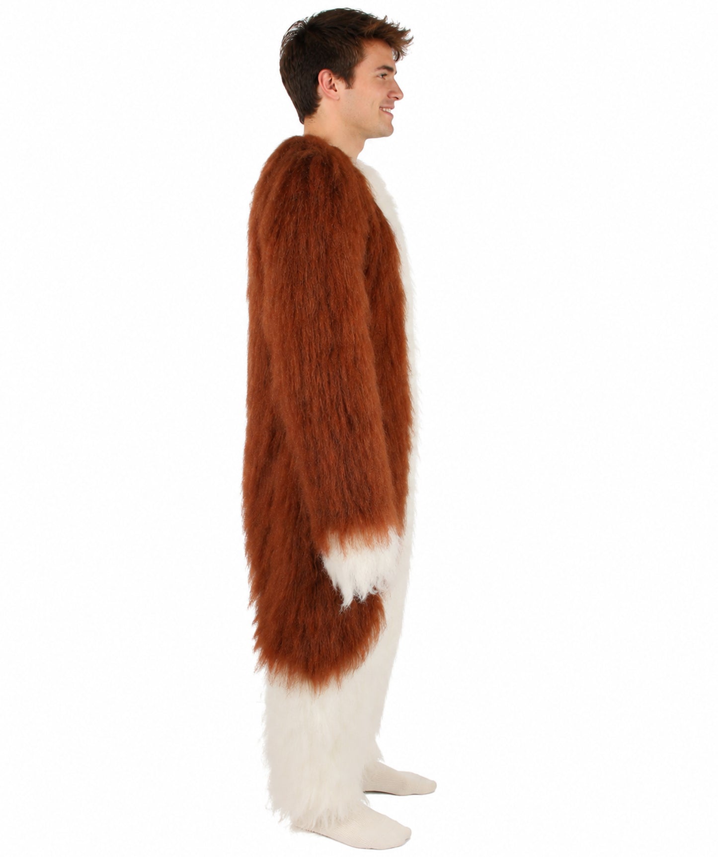 Adult Unisex Furry Alien Costume,Bundle and Mask I Best for Halloween I Flame-retardant Synthetic Fiber