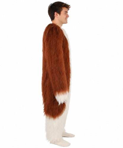 Adult Unisex Furry Alien Costume,Bundle and Mask I Best for Halloween I Flame-retardant Synthetic Fiber