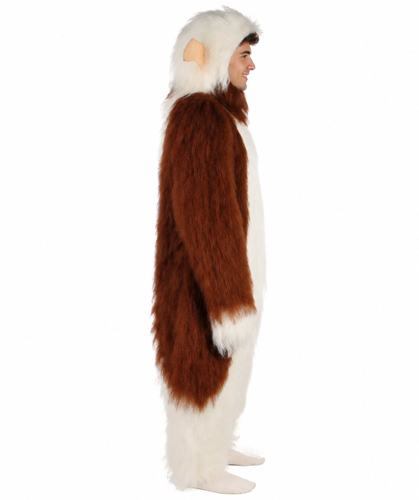 Adult Unisex Furry Alien Costume,Bundle and Mask I Best for Halloween I Flame-retardant Synthetic Fiber