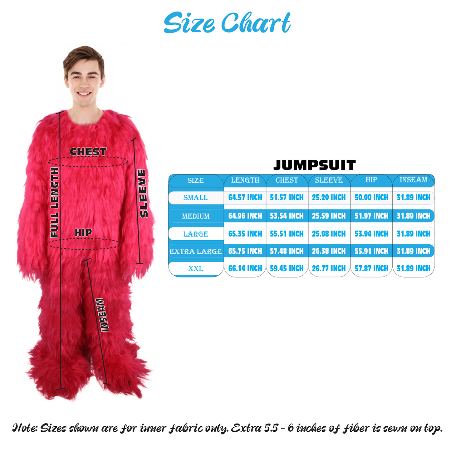 Unisex Pink Furry Monster Costume I Perfect for Halloween I Flame-retardant Synthetic Fabric