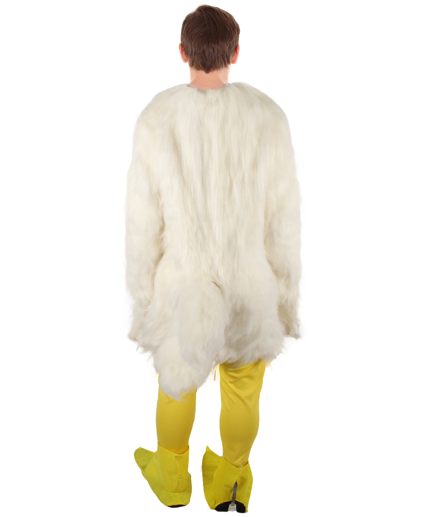 Unisex White Chicken Fancy Costume | Best for Halloween | Flame-retardant Synthetic Material